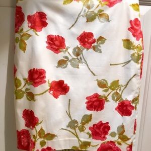 Anne Taylor Flower Pencil Skirt, Size 4P